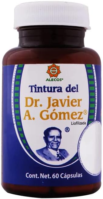 Cápsulas Alecos de Tintura Liofilizada del Dr. Javier A. Gómez, Frasco con, 화이트, 60 개 (팩 1), 60.0 그램