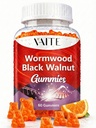 Black Walnut Wormwood Gummies - Digestive Wellness & Natural Body Cleanse, Non-GMO & Gluten Free Supplements - 60 Gummy Chewable의 초본 보충
