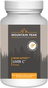 Mountain Peak Nutritionals Liver C - Organ Supplement는 건강한 간기능 및 에너지 생산 - w/Siliphos® & Mushrooms - Hypoallergenic 다이어트 보충 (90 채식 캡슐)
