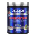 ALLMAX Essentials CREATINE - 1000 g 파우더 - 성능 및 훈련 강도 향상 - Vegan & Gluten 무료 - 200 서빙