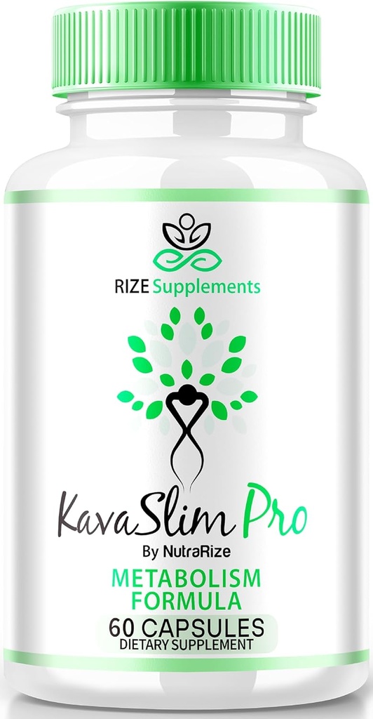 KavaSlim Pro 캡슐 - 고급 체중 감량을위한 KavaSlim Pro, 대상 Belly Fat, Kava Slim Pro 최대 지원 Pastillas 리뷰 (60 캡슐)