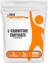 BulkSupplements.com L-Carnitine Tartrate 분말 - 아미노산 분말, Carnitine 보충 - Unflavored & 글루텐 무료, 1g, 1kg (2.2 파운드) (1의 포장)