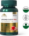 프리미엄 Ubiquinol CoQ10 + BioPerine (100mg) | 심장 건강에 대한 산화 방지제 (1 Bottle-60 Softgels-2mo 공급) | 높은 흡수 심장 & 혈관 비타민 | 비 GMO & 글루텐 무료