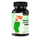여성 및 남성을위한 15 일 Gut Cleanse Detox, Psyllium Husk, Cascara Sagrada, Senna 및 Probiotic Natural Laxative, 30 캡슐이있는 고급 Gentle Gut Colon Cleanse Detox