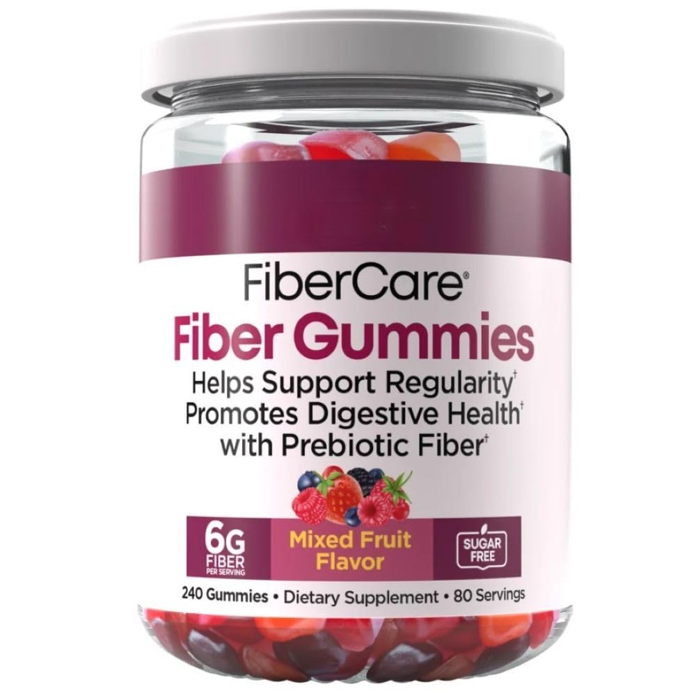 COUNTR 농장 섬유 Gummies 설탕은 혼합 과일 풍미 240 CT 당 G6 섬유를 해방합니다