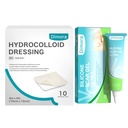 Dimora Hydrocolloid 부상 드레싱 & 실리콘 흉터 젤