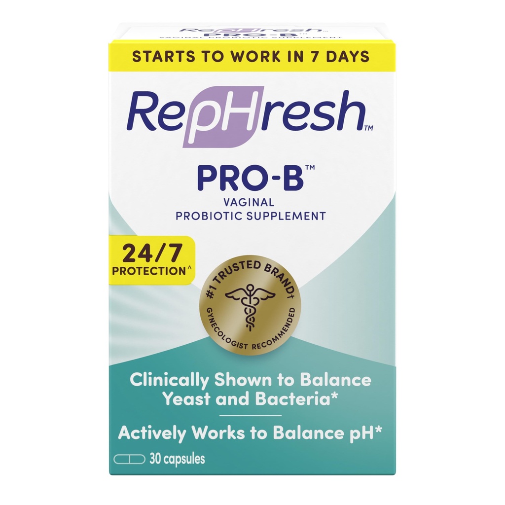 RepHresh Pro-B Probiotic 보충 여성, 30 구두 캡슐