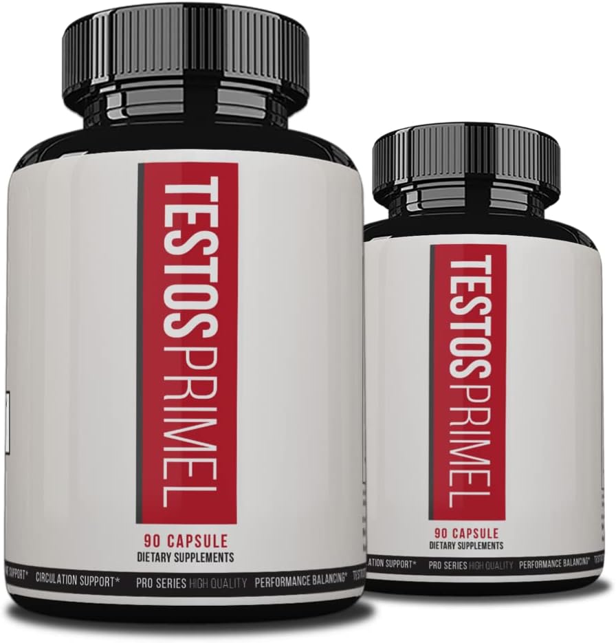 Testos Primel 진보된 공식, 근육 힘, Testoprime, 180의 캡슐, 2 달 공급을 위한 TestosPrimel