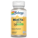 비타민 C 500mg을 가진 SOLARAY Reacta-C - 200mg Bioflavonoid 농축물, 면역 방어 비타민 - 특허 24 시간 면역 지원 보충교재 - Vegan - 60의 캡슐, 60의 서빙