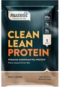 Nuzest - Pea Protein Powder - Clean Lean Protein, Premium Vegan Plant 기반 단백질 분말, Dairy Free, Gluten Free, GMO Free, Naturally Sweetened Protein Shake, Real Coffee, 1 서빙, 0.9 oz