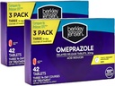 berkley jensen Omeprazole 20 mg 지연 릴리스 정제 - Heartburn Medicine- Acid Reducer Pills - 3 x 14 일 코스, 42 개 (팩 2)