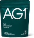 AG1 그린 파우더 리필 파우치 – 75 비타민, 다비타민 & 프로바이오틱 | 과트 헬스 서포트 | Vegan, Keto, Gluten Free | Athletic Greens Supplement - 파우치 전용, 클래식 포뮬러