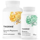 THORNE - 전반적인 웰빙 번들 - Curcumin Phytosome & Berberine - 30에서 60의 봉사
