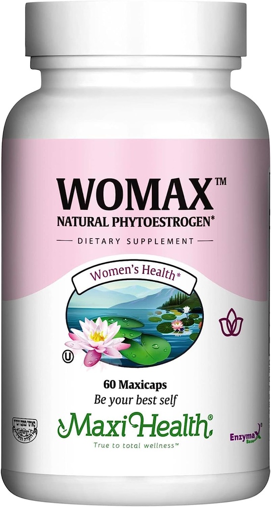 Menopause는 여성 뜨거운 섬광 & 밤 땀 - 호르몬 균형, 여성을 위한 Menopause 기복 & Perimenopause 지원 - 까만 Cohosh, DIM & 빨간 클로버 - Womax - 60 Ct로 보충합니다