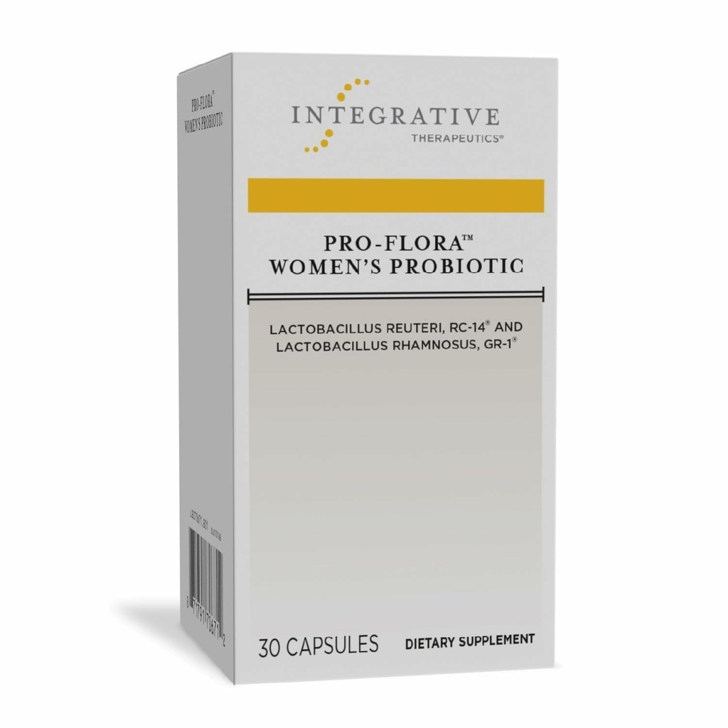 통합 치료 Pro-Flora 여성 프로바이오틱스 - 질 건강 프로바이오틱스 - Women*의 Urogenital 건강 지원 - 글루텐 프리 - 30 캡슐 (30 캡슐)