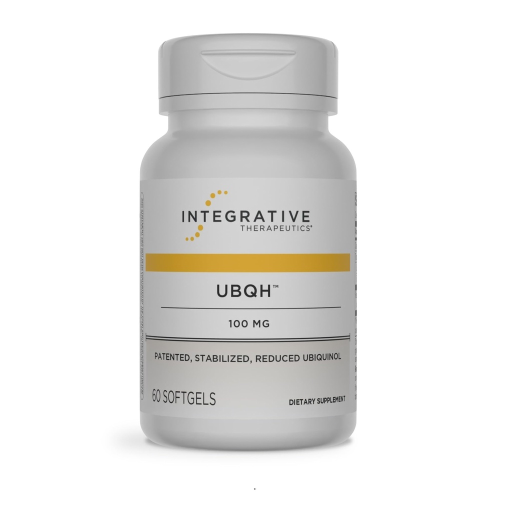 통합 치료 UBQH (100 mg) - 세포 에너지 지원 보충교재 * - 낙농 자유로운 - 60 Softgels (60의 서빙)