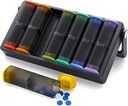 Weekly Pill 주최자 3 Times a Day(Black) 및 Weekly Pill 주최자 Twice a Day(Translucent-Black)