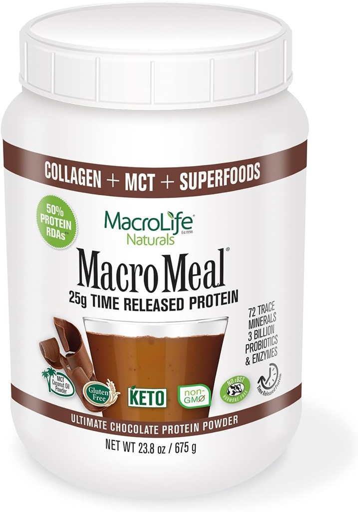 MacroLife Naturals MacroMeal Omni Protein - 초콜릿 - 15 서빙