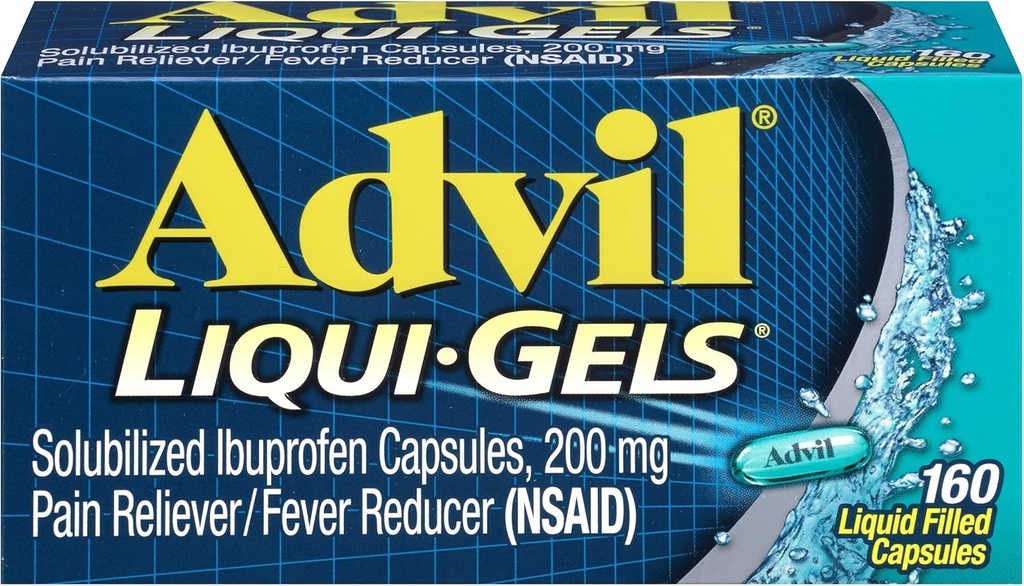Advil Liqui-Gels 액체 채워진 캡슐, 200 mg - 160 ct, 2 팩