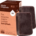 마리 Originals Itch Relief Soap Body Wash Bar - 곤충 Bites, 닭 Pox, Chiggers 및 기타 피부 Irritations ie의 모든 자연적 인스턴트 구호. Anti- Itch Calming 비누 (2 팩)
