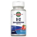 KAL 비타민 B12 Adenosylcobalamin 1000 mcg - B 12 비타민, 여성 & 남자를 위한 활동적인 B-12 1000mcg, 에너지 지원 - 딸기 풍미 - 90 ActiveMelt 마이크로 정제