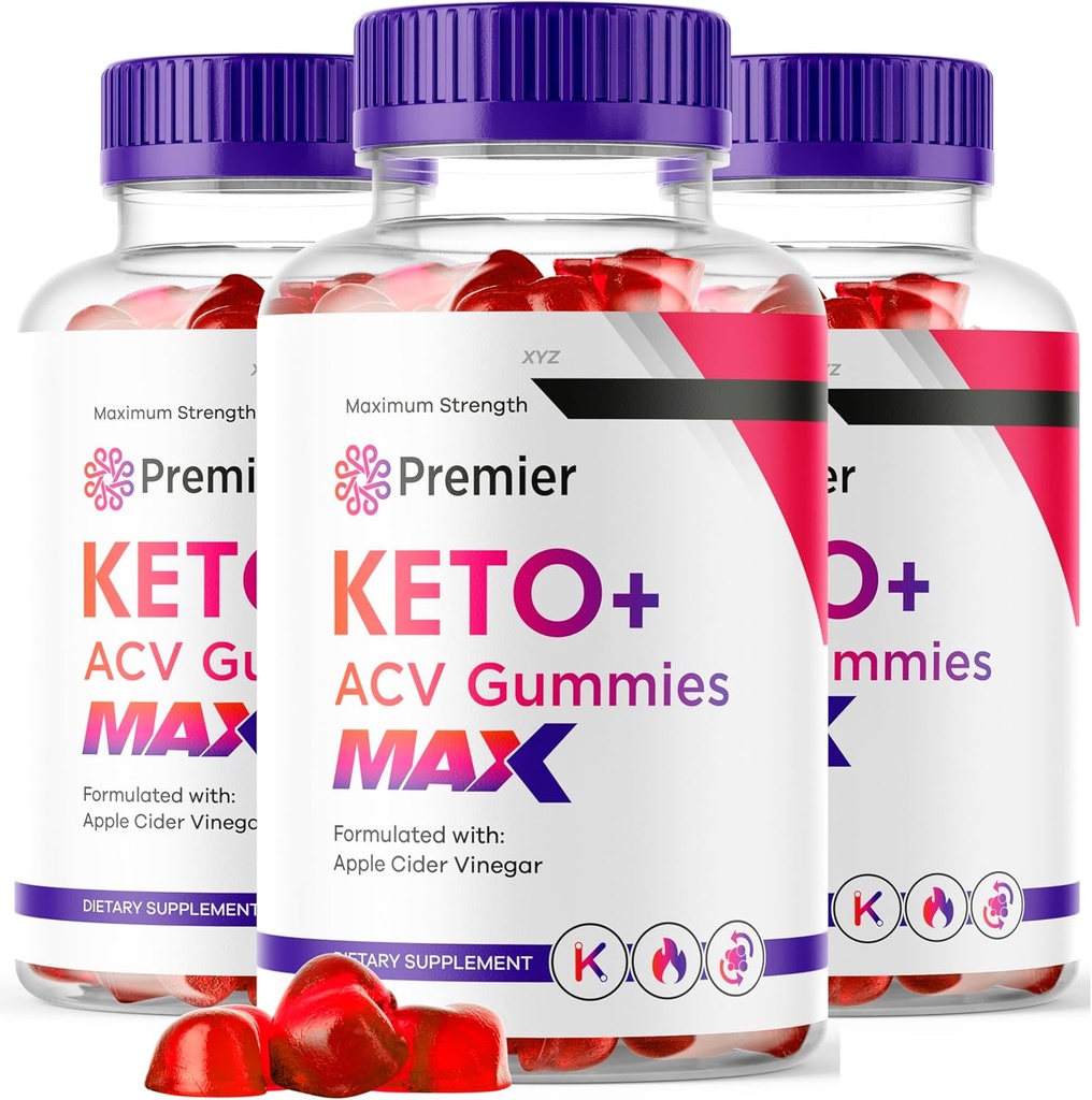 Montty (3 팩) 프리미어 Keto MAX Gummies - PremierKeto ACV Gummies, 프리미어 ACV Keto MAX Gummies, 프리미어 애플 Cider Vinegar Keto MAX Gummys, 90 일 동안 180 구미