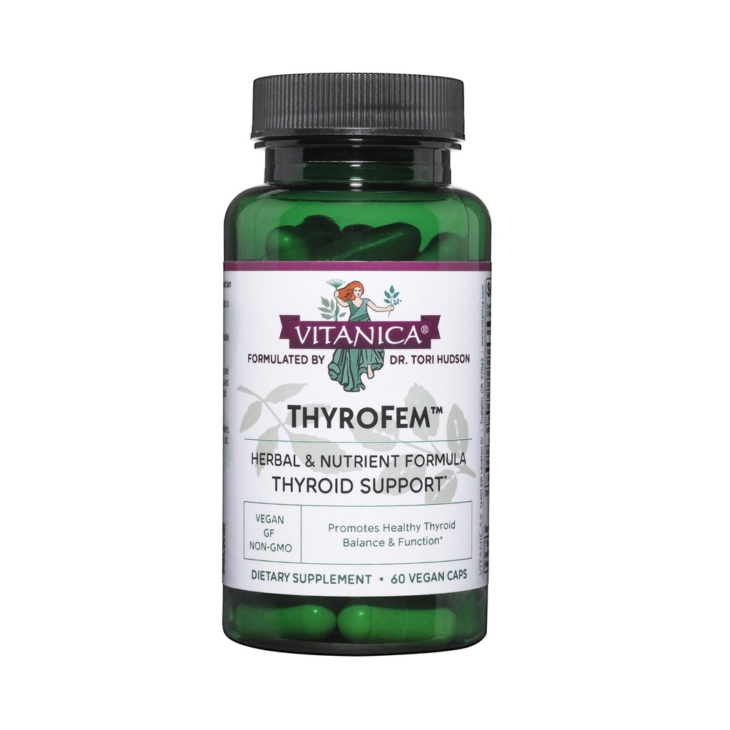 Vitanica ThyroFem의 갑상선 지원, 채식주의자, 60의 캡슐