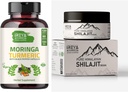 Moringa 심황 캡슐과 Himalayan Shilajit 캡슐