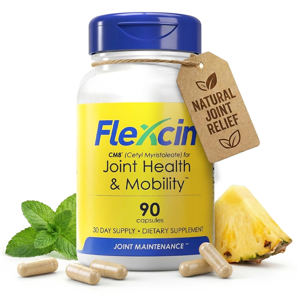 Flexcin 합동 건강 & CM8 (90의 캡슐)를 가진 이동성 공식