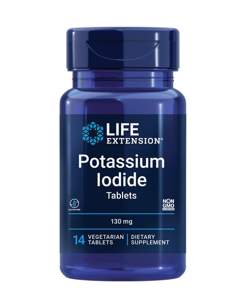 생활 연장 칼륨 Iodide 130mg 14의 정제