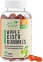 Apple Cider Vinegar Gummies 1000mg - 최대 힘 설탕 자유로운 ACV 거미 비타민, 지원 Metabolism & 에너지, 친절한, 비타민 B12, 젤라틴 자유로운, 글루텐 자유로운, Vegan & 비 GMO - 120 Gummies