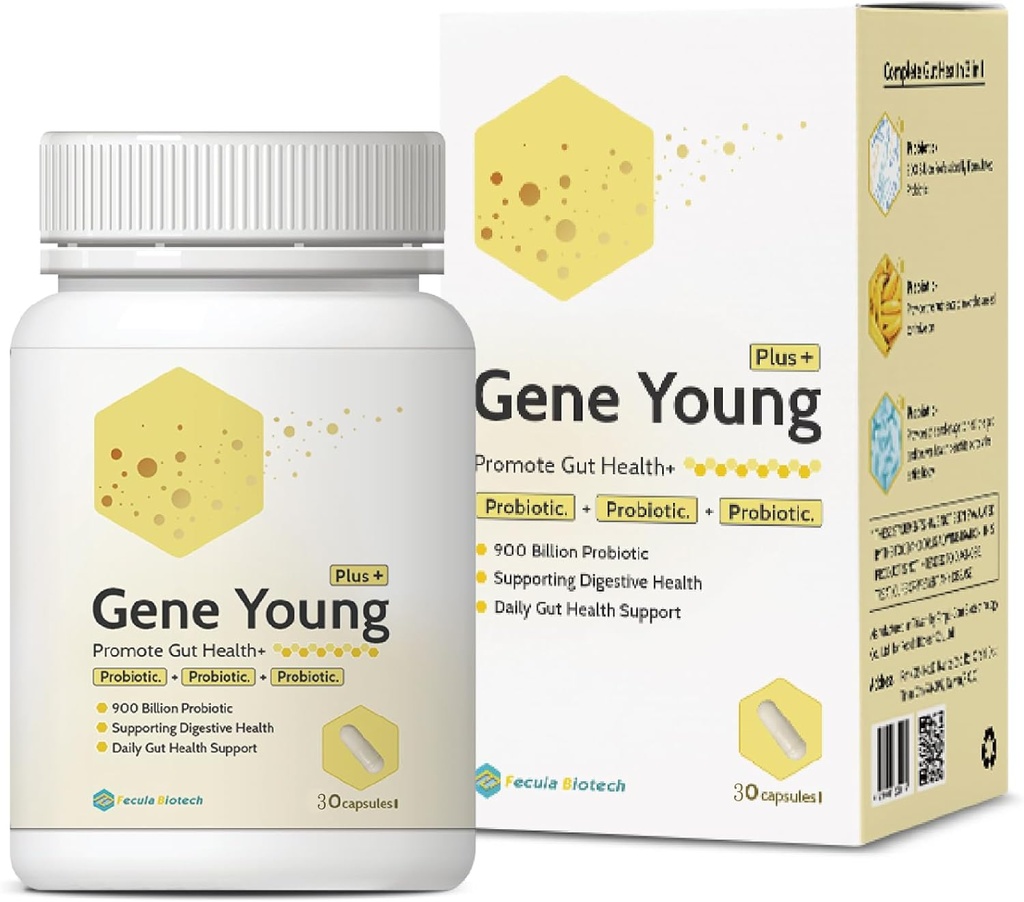 Gut 건강에 대한 Synbiotic | 3-in-1 Daily Prebiotic, Probiotic, Postbiotic for Digestive Health, Bloat & Immune Support | 30 캡슐