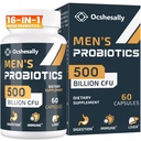 남성, 500 억 CFUs & 12 Strains Mens probiotic, Turmeric, Cranberry, Goji - 소화 건강, Gut, Immune & Bloating, Prostate & Urinary Tract 건강, 60 캡슐에 대한 Probiotics
