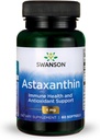 Swanson Astaxanthin 눈 비전 뇌 피부 건강 산화 방지제 지원 보충교재 (Astaxanthin 4 mg) 60 Softgels Sgels