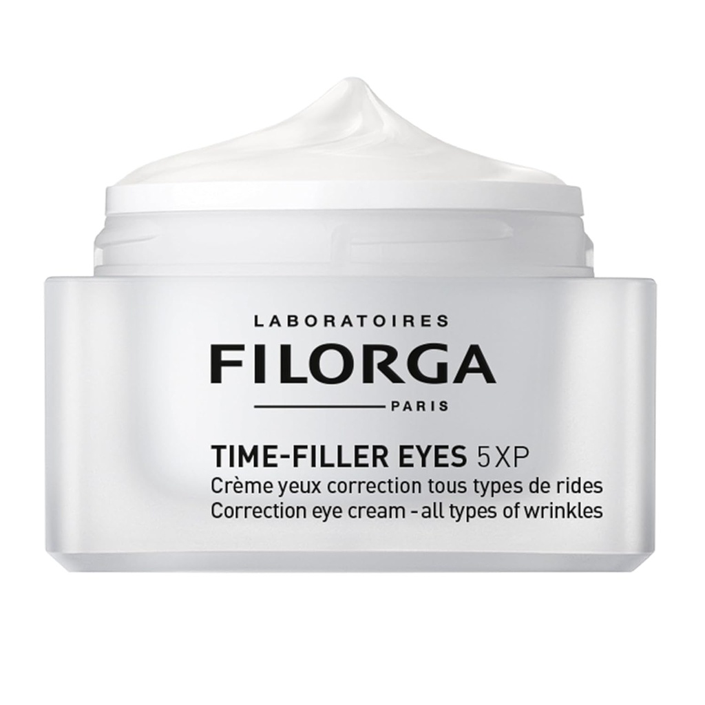 Filorga Time-Filler Eyes Daily Anti Aging and Wrinkle Reducing Eye Cream With Hyaluronic Acid to Minimize Wrinkles and Dark Circles, Lift Eyelids, 그리고 Lashes를 강화하십시오.