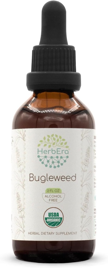 Bugleweed B60 알콜 자유로운 초본 추출물 Tincture, Bugleweed (Lycopus Virginicus) (2개 fl oz)