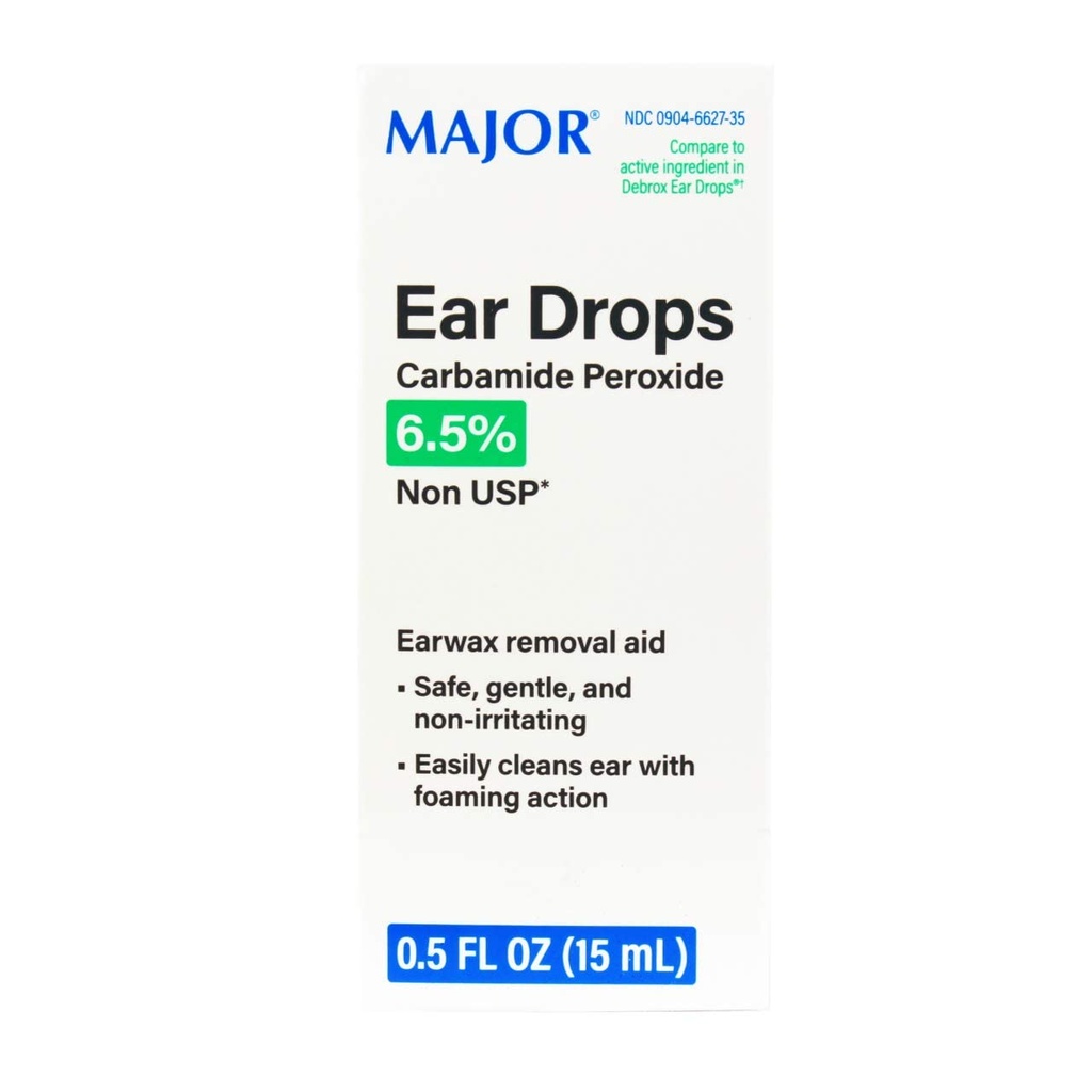 중요한 약제 255984 Otic 귀 하락은, Debrox, 15 mL 양, Boxed에 비교합니다