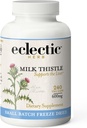 Eclectic Institute Raw Freeze-Dried Non-GMO Milk Thistle | 라이브 지원을위한 Silymarin - Detox, Cleanse & 유지 | 240 CT
