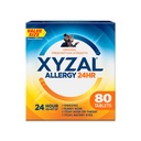 Xyzal 24 시간 알레르기 완화 약, 본래 처방전 힘 Antihistamine, Levocetirizine Dihydrochloride 정제, 5 mg, 80 조사