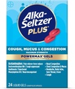 Alka-Seltzer Plus 최대 강도 기침, Mucus & Congestion Powermax 액체 젤, 빠르고 효과적인 가슴 혼잡 구호, Cough Suppressant, 성인 및 어린이 12 년 및 이전 24 조사