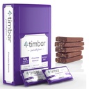 timbar Protein Bars 12 Pack | 12g Protein & 9g Fiber Plant 기반 에너지 및 너트 바 | Gluten Free, Non-GMO, Dairy Free, Healthy On-the-Go Snack & Meal Replacement (12 Pack, Chocolate Brownie)