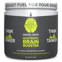 Nootropic 뇌 부스터 (90 서빙) Nootropic 음료 혼합 및 뇌 보충 - 뇌 연료 부스트 에너지, 초점 및 기억 - Zero Calories, Sugar Free - Kiwi Strawberry