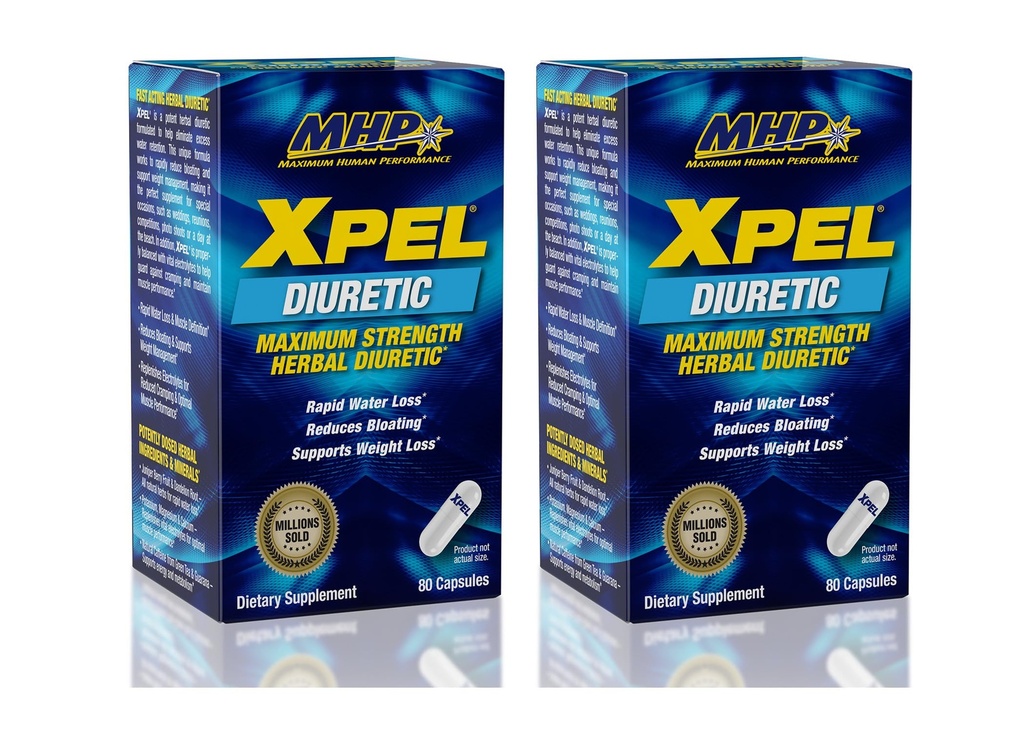 MHP Xpel 최대 힘 Diuretic 캡슐, 80 조사 (제 2의 포장) (포장 May Vary)
