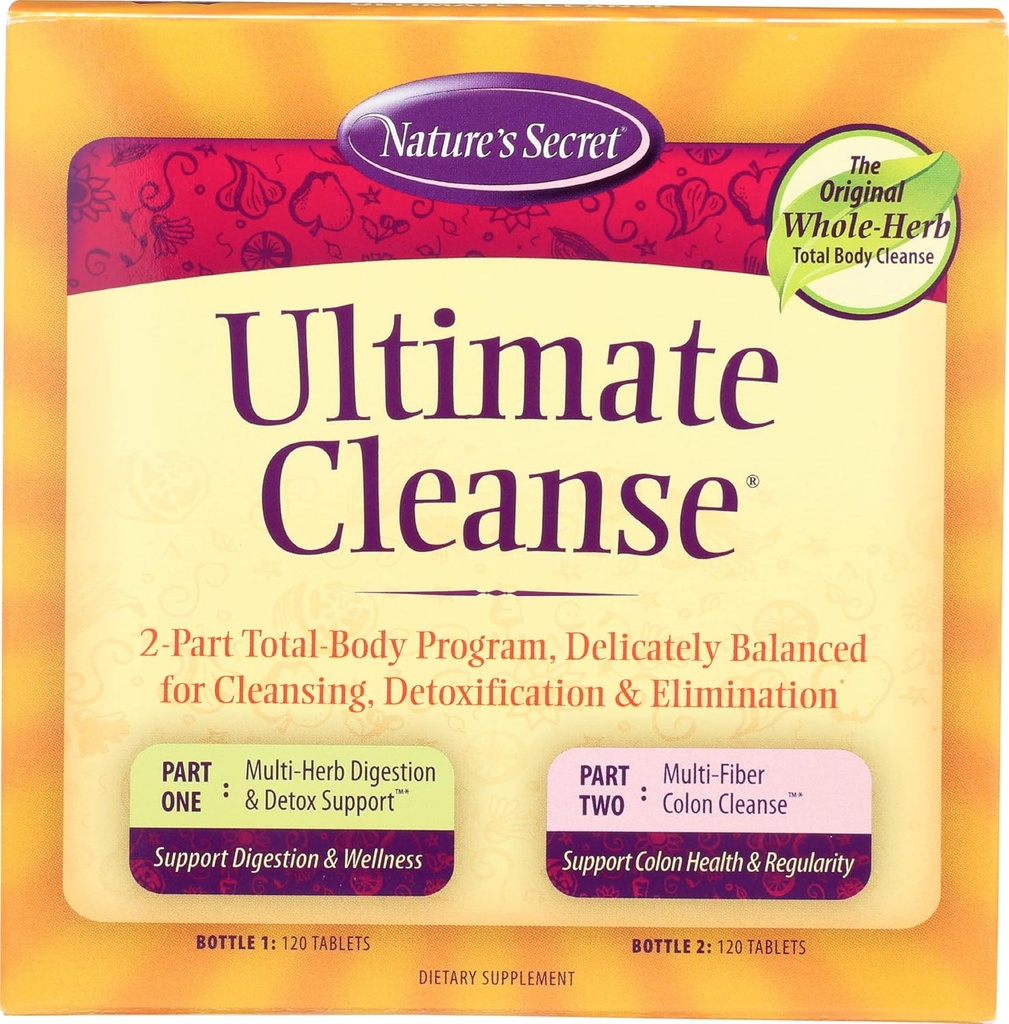 Ultimate Cleanse by Nature's Secret | 클렌징, 해독 및 제거, 120 정제 병