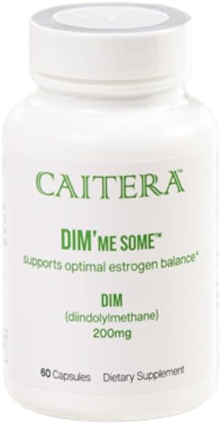 DIM'me 일부 | Diindolylmethane Dietary Supplement 200mg | Crucshed 야채 혼합 + 산화 방지제 혜택 | Vegan 60 캡슐
