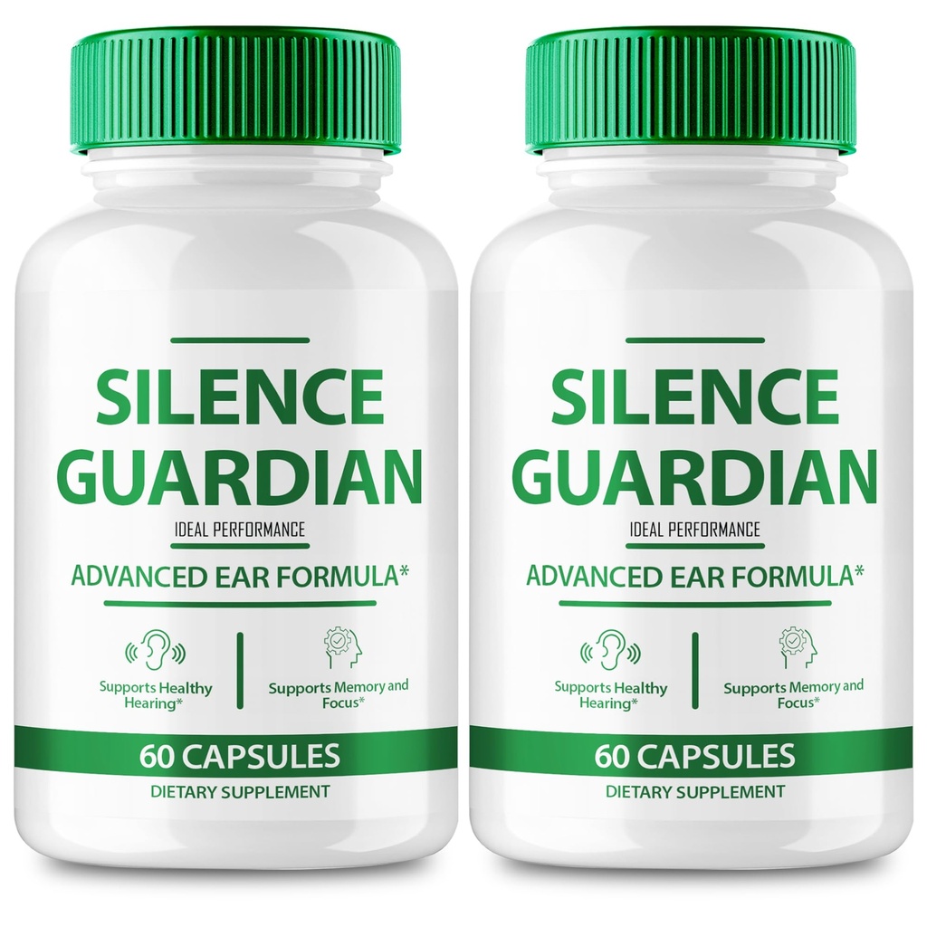 반지 귀 캡슐을 위한 침묵 가디언 Tinnitus 기복, 침묵 가디언 반지 명확한 Tinnitus 알약, SilenceGuardian 귀 Tinnitus 보충교재, 귀 반지 Tinnitus, SilenceGuardian 리뷰 (2 팩)