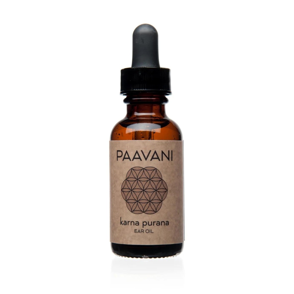 PAAVANI Ayurveda Ear Oil - 미국에서 제조 - Ayurvedic Herbal Ear Drops - Itchy Ears & Earache Relief - 100 % 유기농, 1 온스
