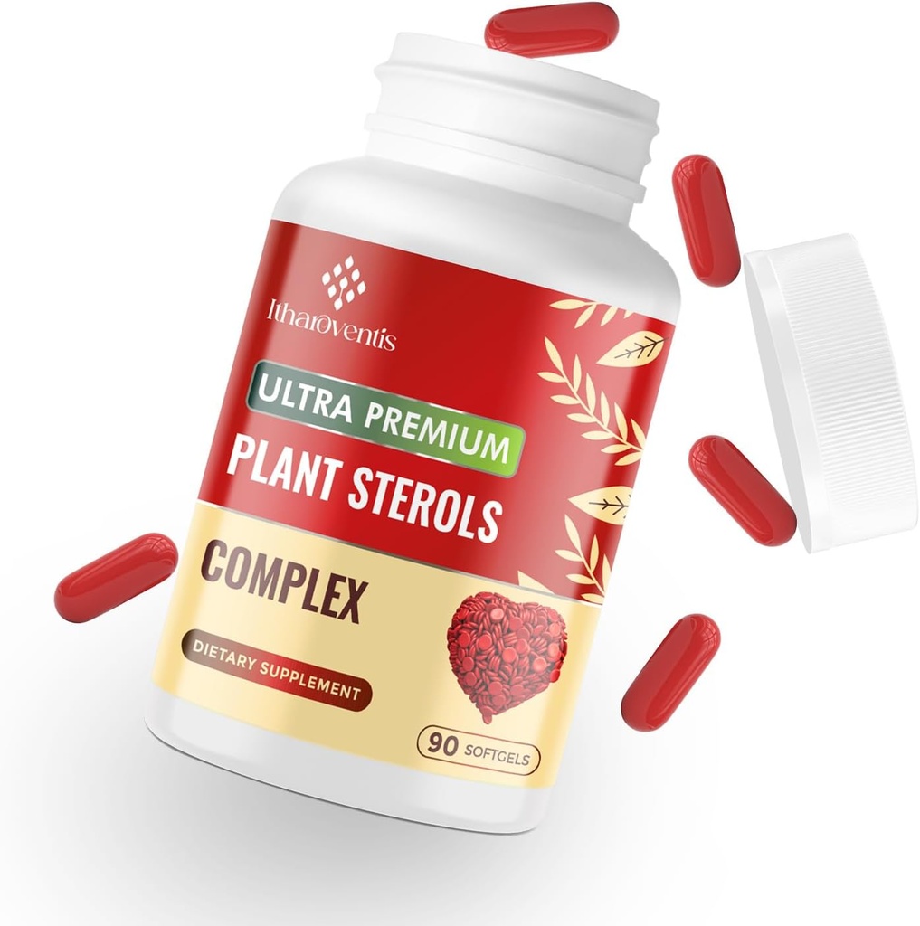 식물 Sterols, 빨간 효모 밥, 감귤류 Bergamot 및 Garlice를 가진 규정식 보충교재