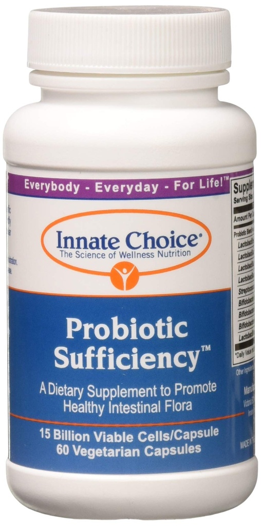 Innate Choice Probiotic Sufficiency, 60 채식 캡슐