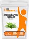 BulkSupplements.com Andrographis 추출 분말 - Andrographis Paniculata, 초본 보충 - 글루텐 무료, 1g 서빙 당, 500g (1.1 파운드) (팩 1)